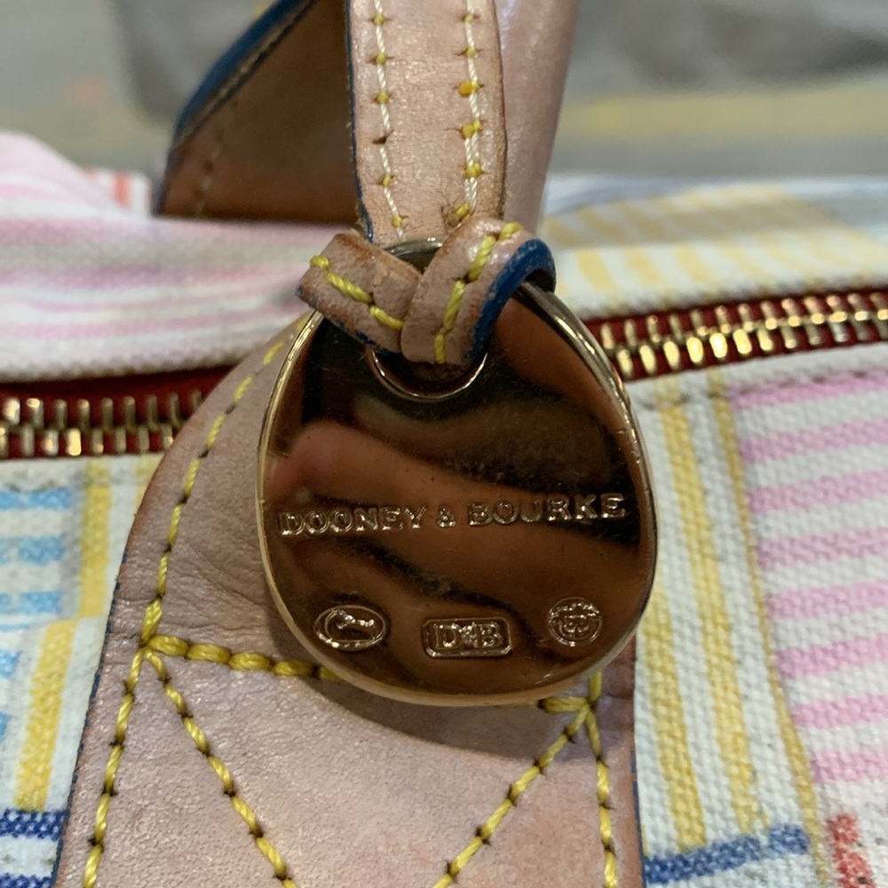 Dooney & Bourke striped patchwork bag - Picture 9 of 9